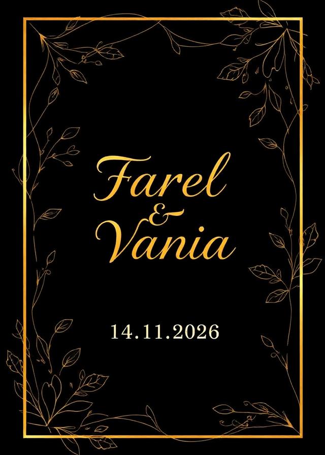 Preview template undangan Melayu Padang