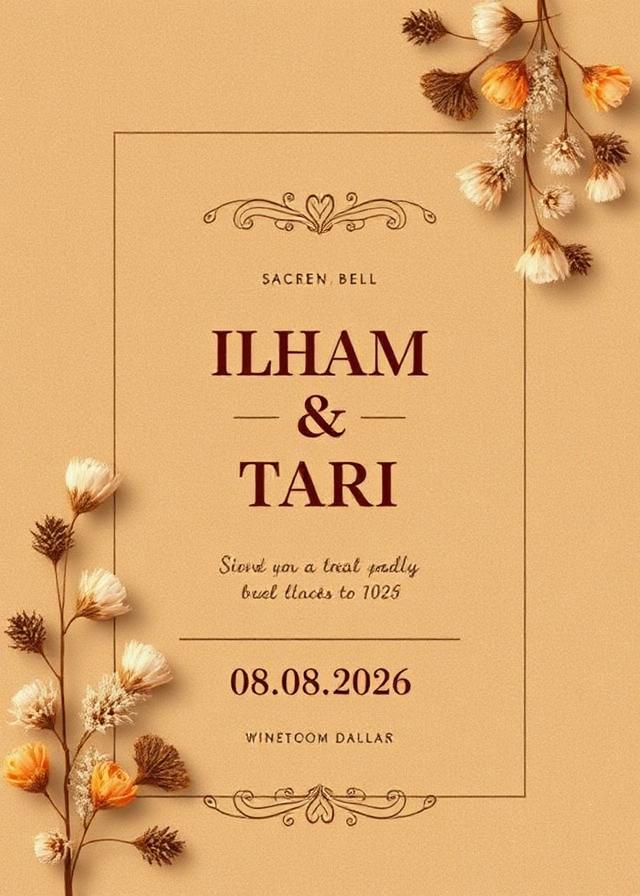 Preview template undangan Kalibrasi Hati